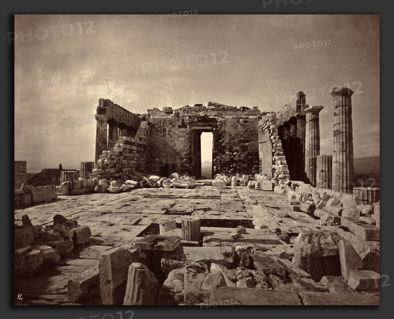 William James Stillman (American, 1828 - 1901), The Acropolis of Athens, plate 14, 1869-1870, carbon print