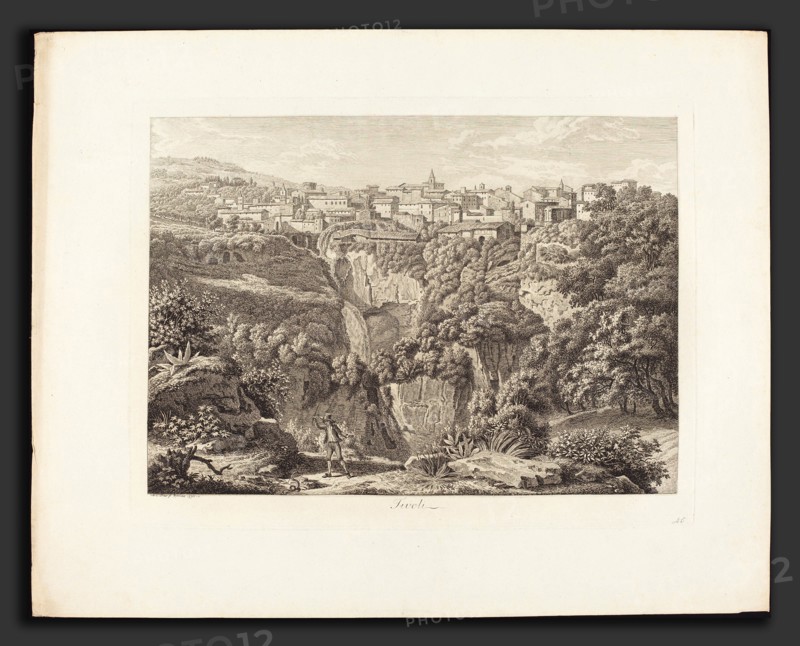 Albert Christoph Dies (Austrian, 1755 - 1822), Tivoli, 1793, etching on laid paper