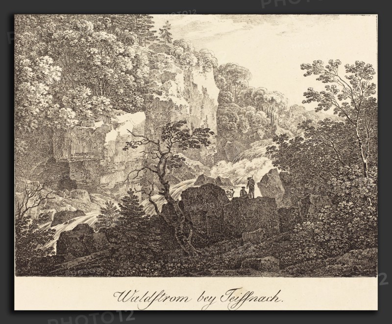 Max Joseph Wagenbauer (German, 1774 - 1829), Waldstrom bey Teissnach, c. 1810, lithograph on wove paper