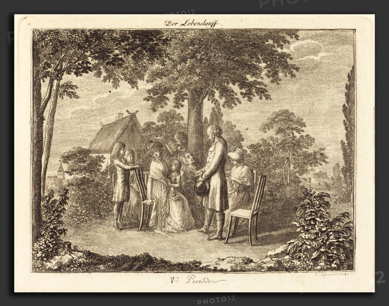 Daniel Nikolaus Chodowiecki (German, 1726 - 1801), Family Grown, 1793, etching