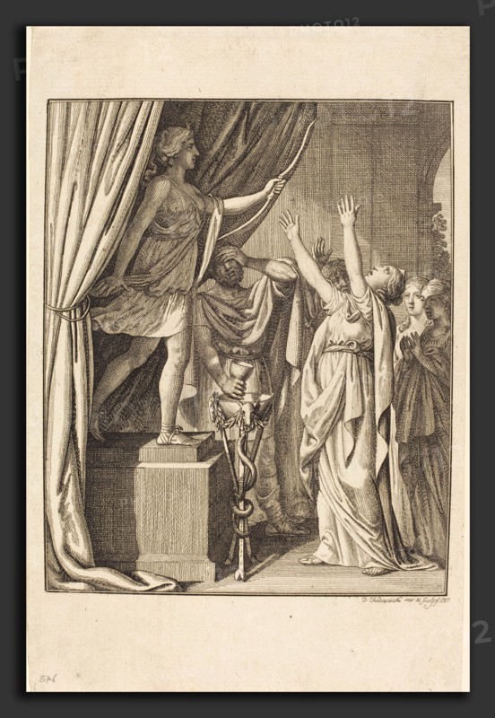 Daniel Nikolaus Chodowiecki (German, 1726 - 1801), Diana, 1787, etching