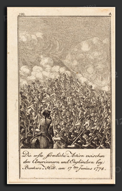 Daniel Nikolaus Chodowiecki (German, 1726 - 1801), The History of the United States, 1783-1784, etching