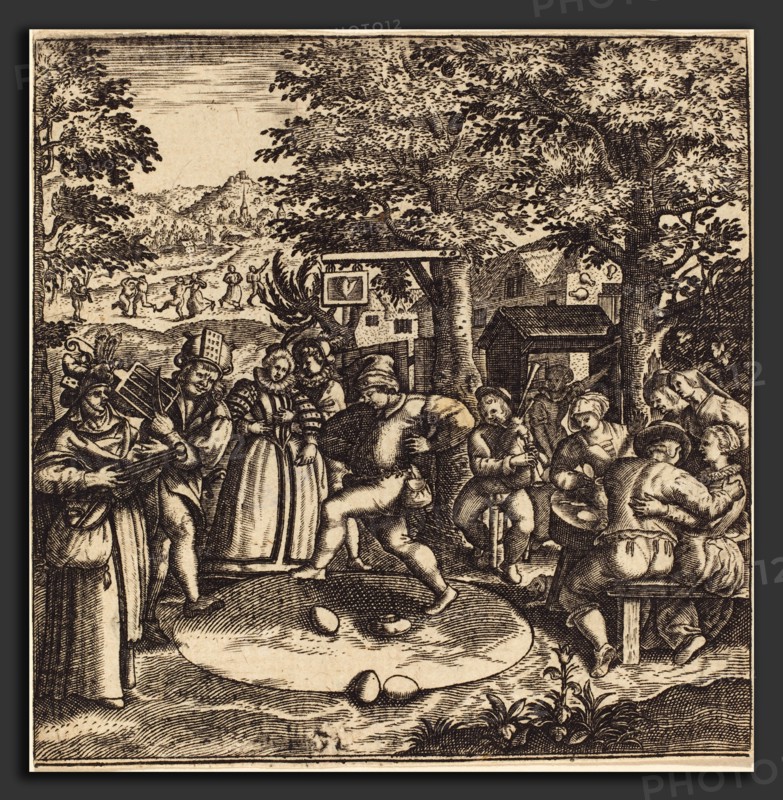 Andreas Bretschneider III (German, c. 1578 - c. 1640), Exempel und Lehr Jetziger Welt Lauf, published 1622, etching
