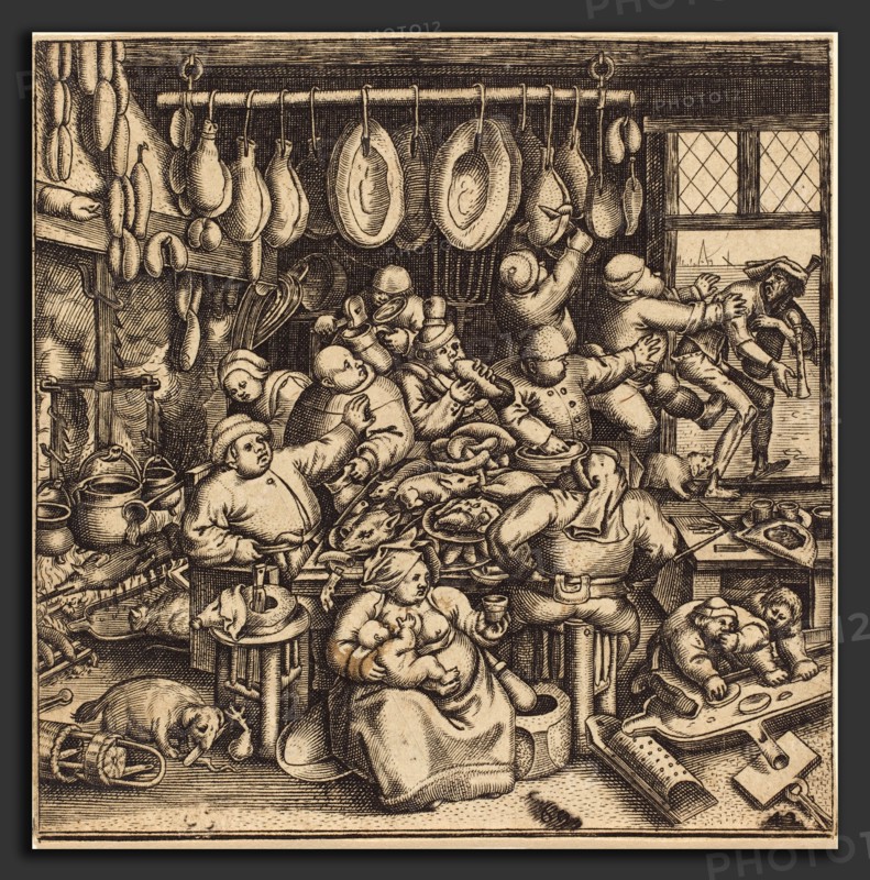 Andreas Bretschneider III (German, c. 1578 - c. 1640), Exempel und Lehr Jetziger Welt Lauf, published 1622, etching