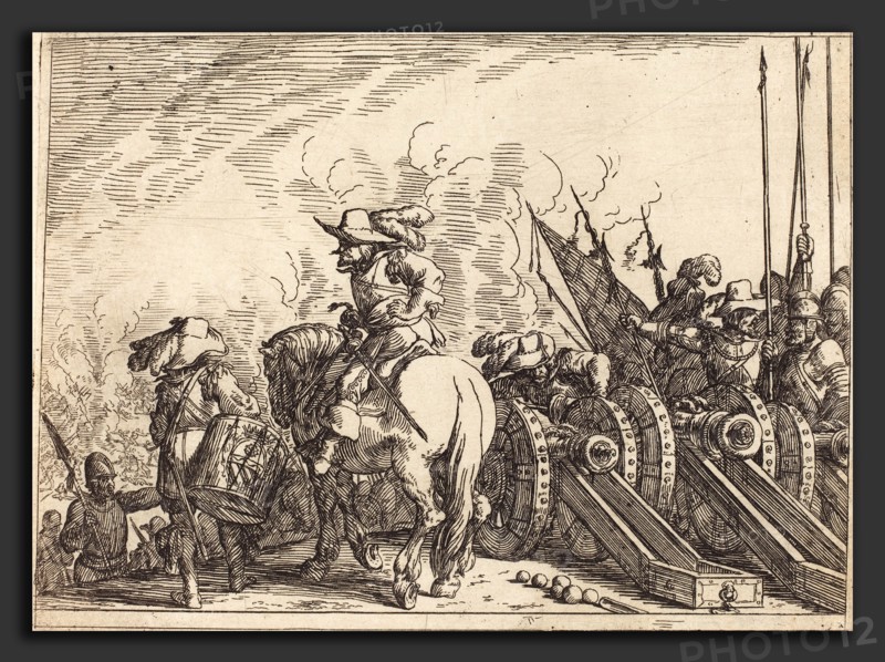 Johann Wilhelm Baur (German, 1607 - 1641), Capricci di varie battaglie, 1635, etching on laid paper
