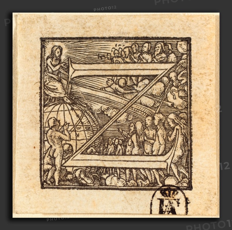 Hans Holbein the Younger (German, 1497-1498 - 1543), Letter Z, woodcut