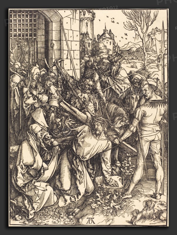 Albrecht DÃ¼rer (German, 1471 - 1528), Christ Carrying the Cross, c. 1498-1499, woodcut