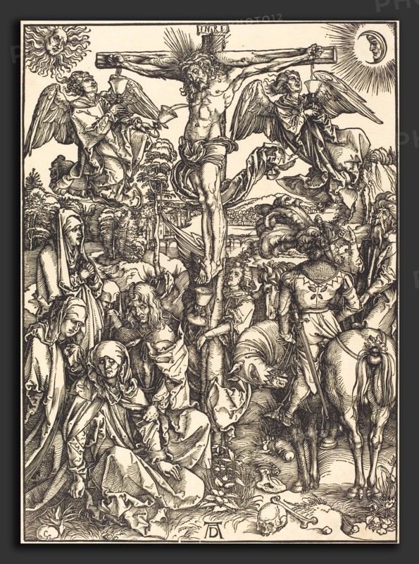 Albrecht DÃ¼rer (German, 1471 - 1528), The Crucifixion, c. 1497-1498, woodcut