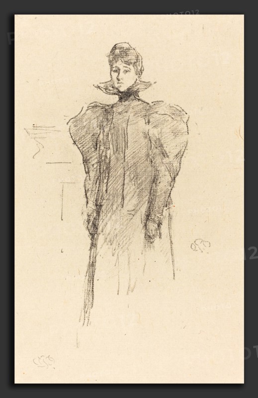 James McNeill Whistler, The Medici Collar, American, 1834 - 1903, lithograph