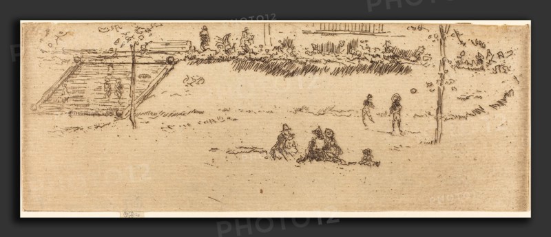 James McNeill Whistler (American, 1834 - 1903), Steps, Gray's Inn, c. 1886-1888, etching