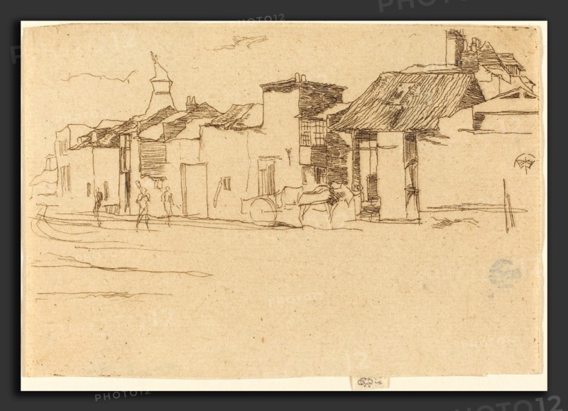 James McNeill Whistler (American, 1834 - 1903), The Swan, Chelsea, 1872, etching