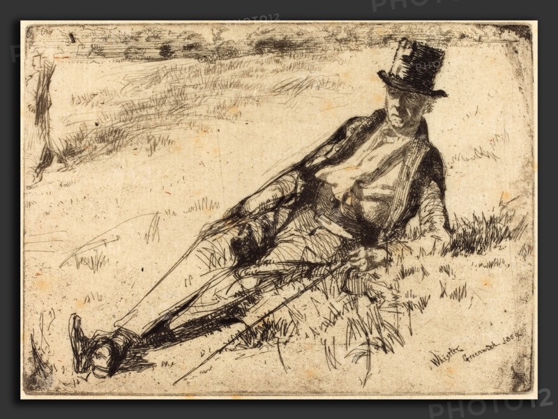 James McNeill Whistler (American, 1834 - 1903), Greenwich Pensioner, 1859, etching