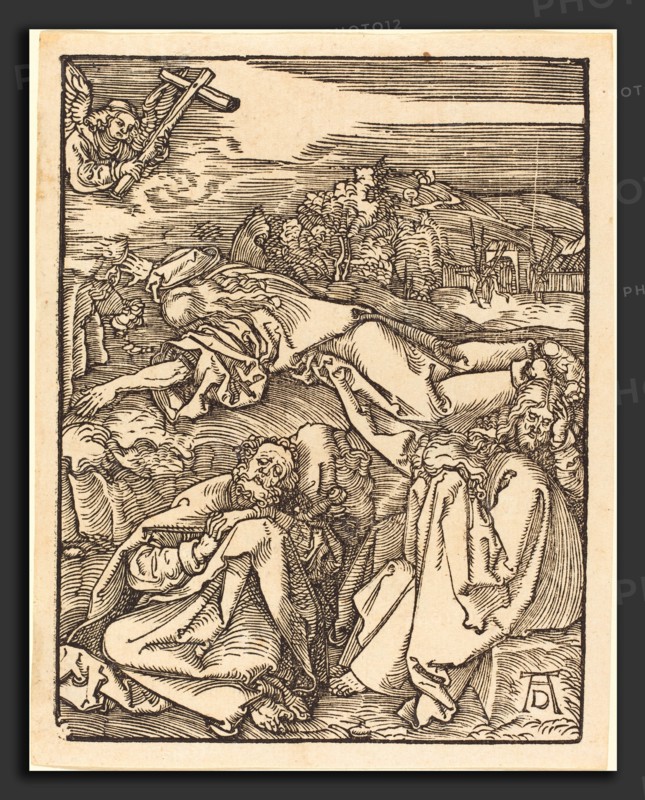 Albrecht DÃ¼rer (German, 1471 - 1528), Christ on the Mount of Olives, probably c. 1509-1510, woodcut