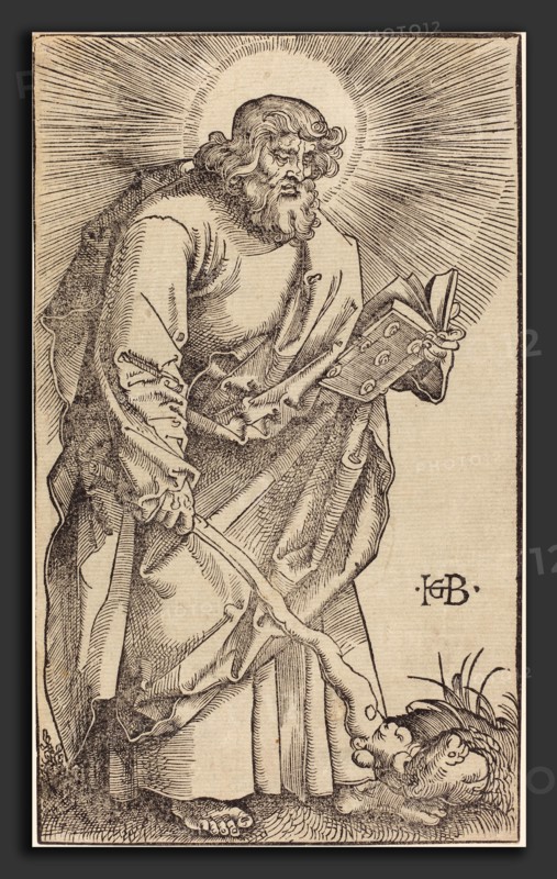 Hans Baldung Grien (German, 1484-1485 - 1545), Apostle Judas Thaddeus, 1519, woodcut