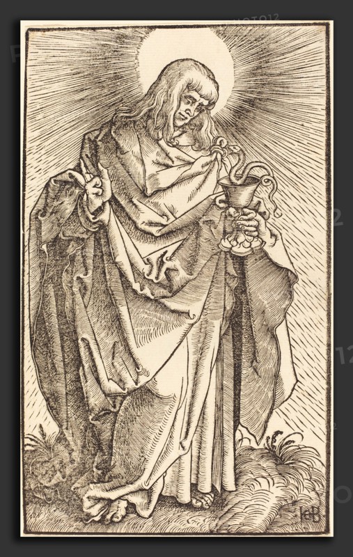Hans Baldung Grien (German, 1484-1485 - 1545), Saint John, 1519, woodcut
