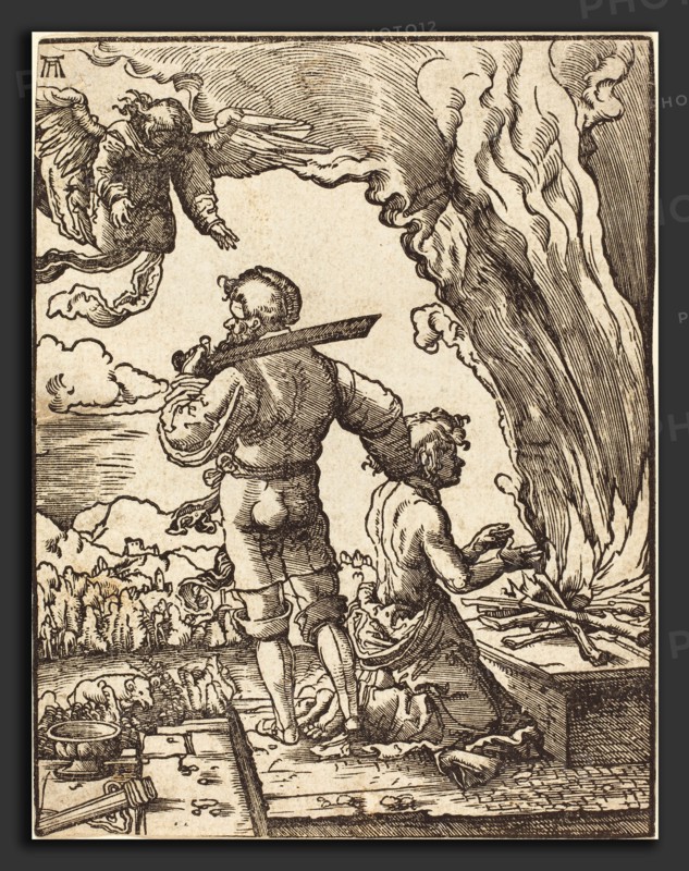 Albrecht Altdorfer (German, 1480 or before - 1538), Abraham's Sacrifice, in or after 1520, woodcut