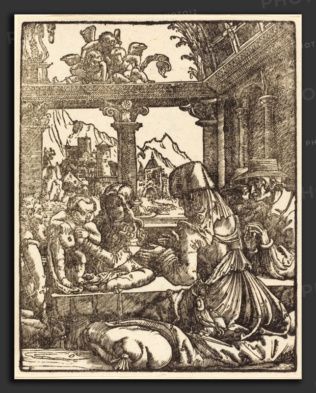 Albrecht Altdorfer (German, 1480 or before - 1538), The Holy Kinship, in or after 1520, woodcut