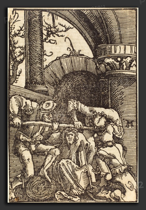 Albrecht Altdorfer (German, 1480 or before - 1538), Christ Crowned with Thorns, c. 1513, woodcut