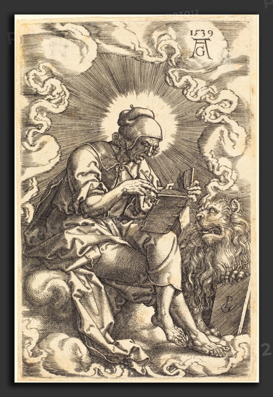 Heinrich Aldegrever (German, 1502 - 1555-1561), Mark, 1539, etching