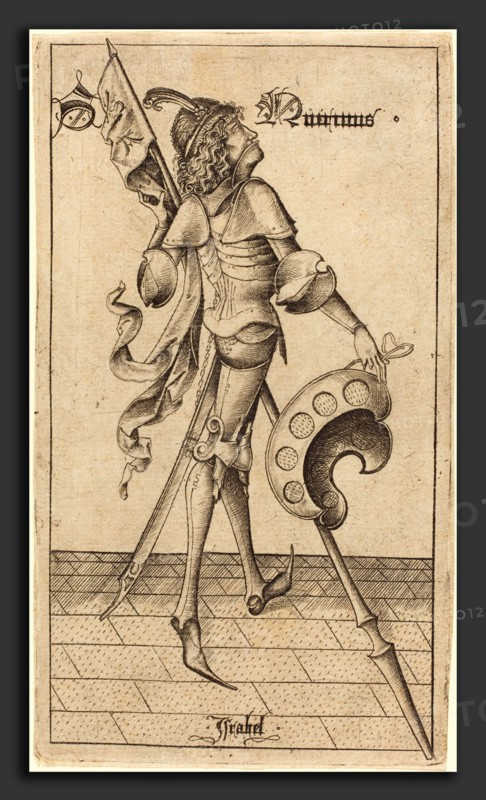 Israhel van Meckenem (German, c. 1445 - 1503), Saint Quirinus of Neuss, engraving