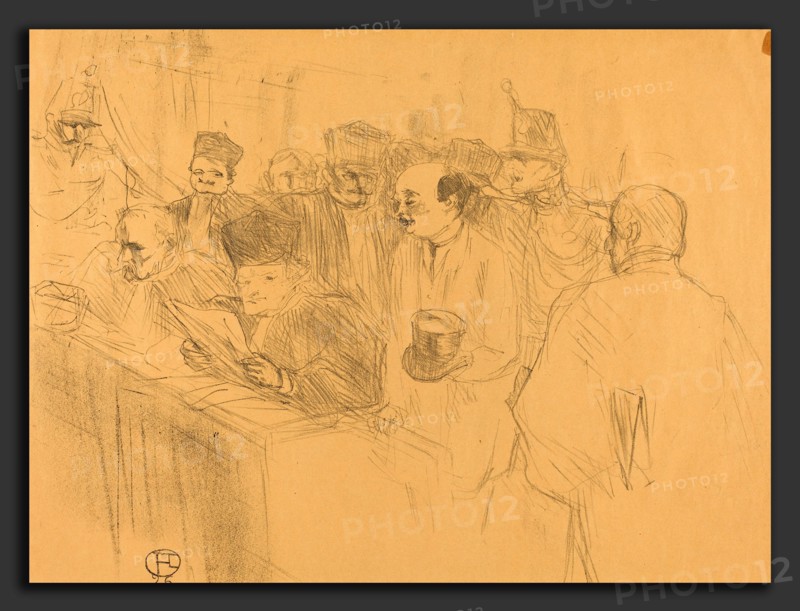 Henri de Toulouse-Lautrec (French, 1864 - 1901), Soudais Deposition (Déposition Soudais), 1896, lithograph