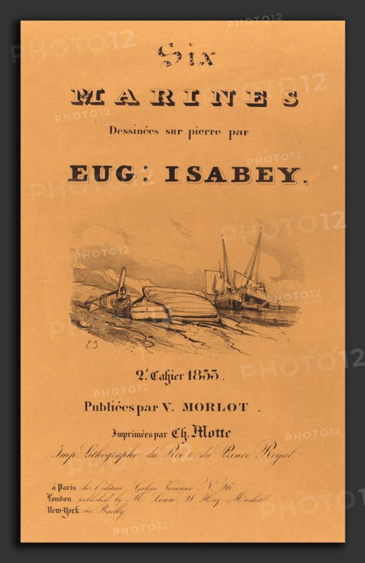 EugÃ¨ne Isabey (French, 1803 - 1886), Six marines, 1833, lithograph, cover for the series