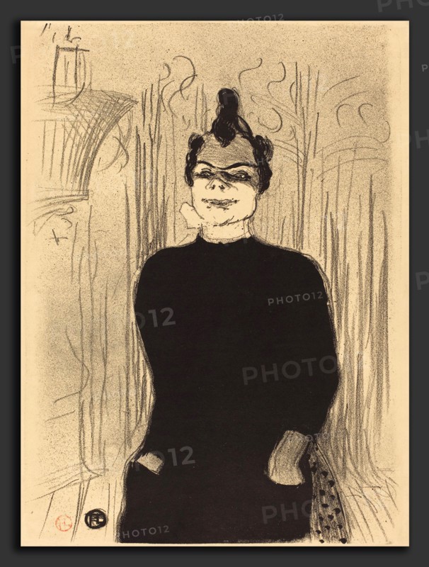 Henri de Toulouse-Lautrec (French, 1864 - 1901), At La Gaiete Rochechouart: Nicolle (A La Gaieté Rochechouart: Nicolle), 1893, lithograph in black on velin paper