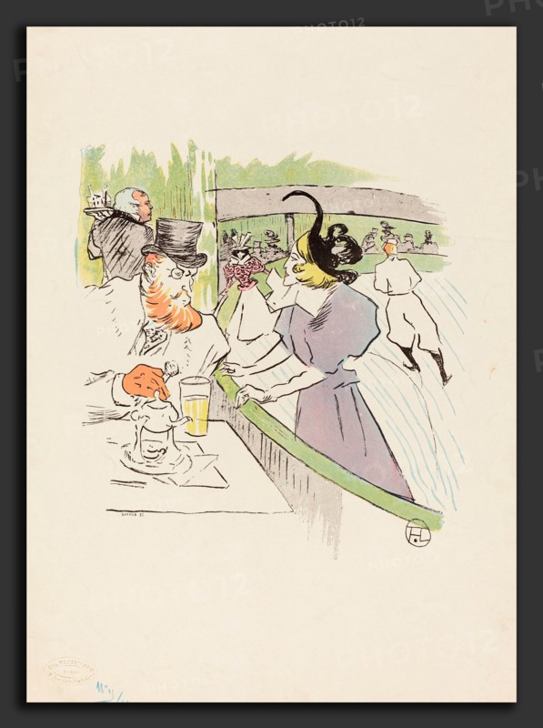 Henri de Toulouse-Lautrec (French, 1864 - 1901), In the Skating Professional Beauty, 1895, 7-color photomechanical process