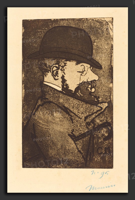 Charles Maurin (French, 1856 - 1914), Henri de Toulouse-Lautrec, 1890, aquatint