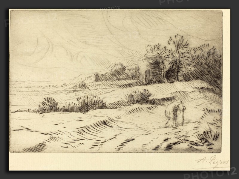 Alphonse Legros, Tower (La tour), French, 1837 - 1911, drypoint