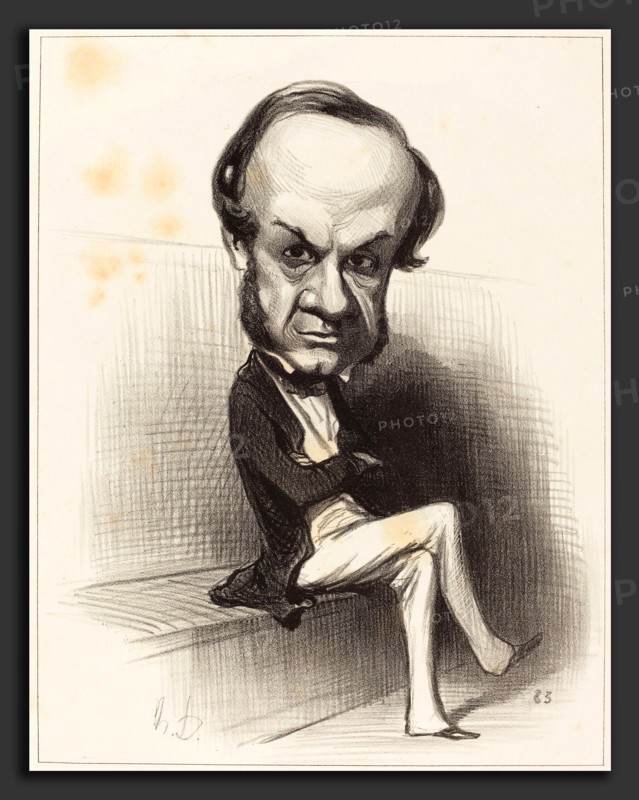 Honoré Daumier (French, 1808 - 1879), Lannes, duc de Montebello, 1850, lithograph