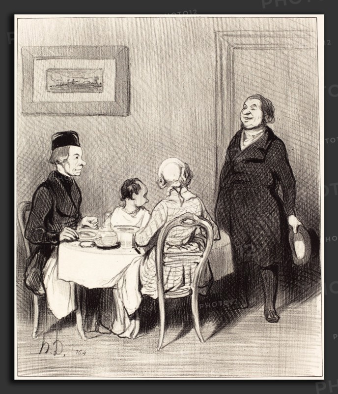 Honoré Daumier (French, 1808 - 1879), Un Ami est un crocrodile, 1845, lithograph