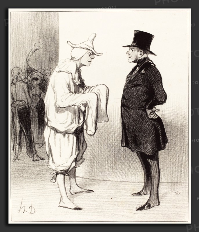 Honoré Daumier (French, 1808 - 1879), Carotte du voltigeur, 1844, lithograph