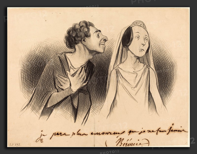 Honoré Daumier (French, 1808 - 1879), Je pars plus amoureux que jamais, 1841, lithograph
