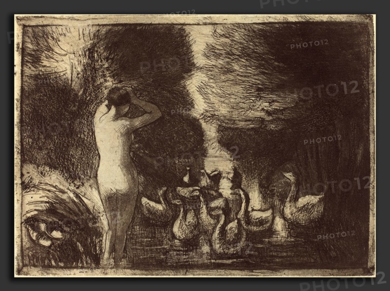 Pissarro, Bathers with Geese
