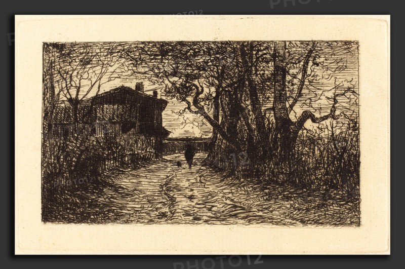 Adolphe Appian (French, 1818 - 1898), A Gorge de Loup, etching