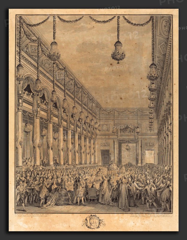 Jean-Michel Moreau (French, 1741 - 1814), Le festin royal, 1782, engraving and etching