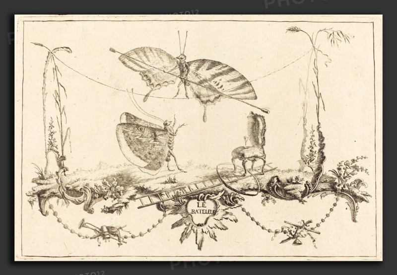 Charles Germain de Saint-Aubin (French, 1721 - 1786), Le Bate, in or after 1756, etching