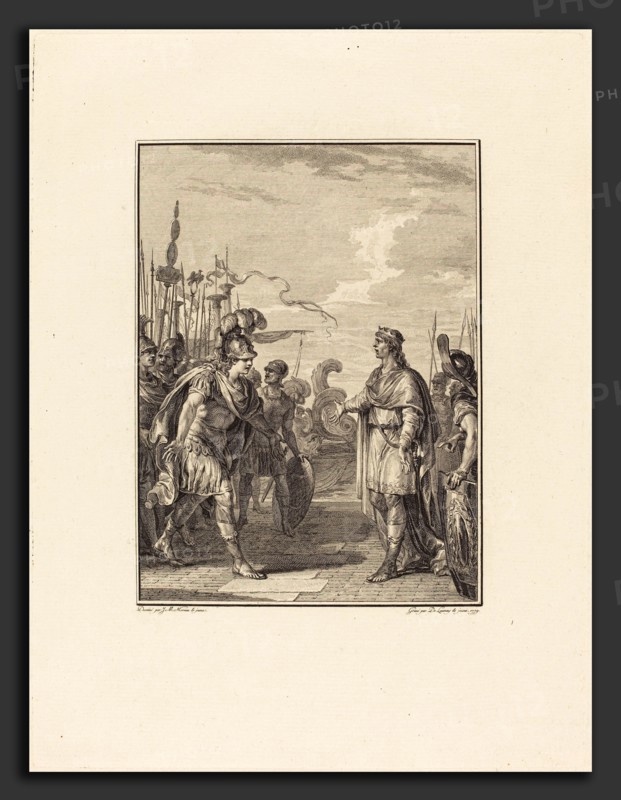Robert Delaunay after Jean-Michel Moreau (French, 1749 - 1814), Iphis, 1779, etching and engraving