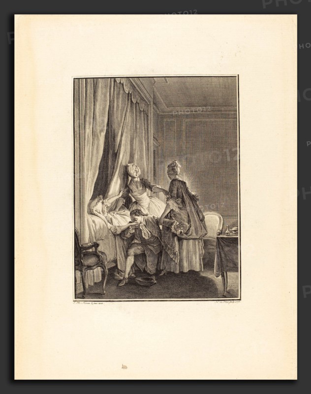NoÃ«l Le Mire after Jean-Michel Moreau (French, 1724 - 1801), L'inoculation de l'amour, 1775-1776, etching and engraving