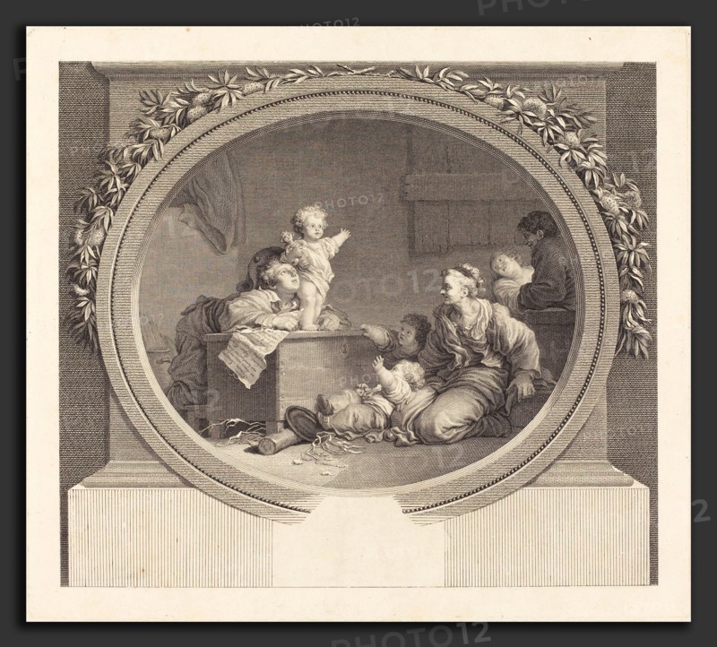 Nicolas Delaunay after Jean-Honoré Fragonard (French, 1739 - 1792), Le Petit prédicateur, 1791, etching and engraving
