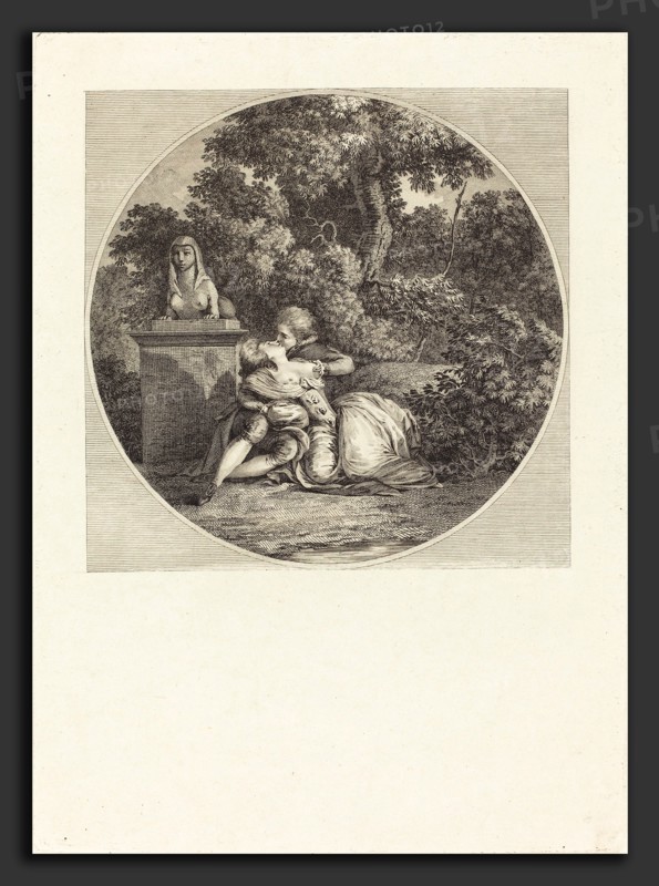 after Niclas Lafrensen II, The Grove, etching and engraving