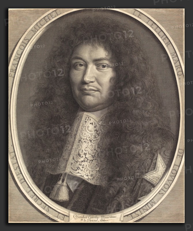 Robert Nanteuil (French, 1623 - 1678), Marquis de Louvois, 1677, engraving