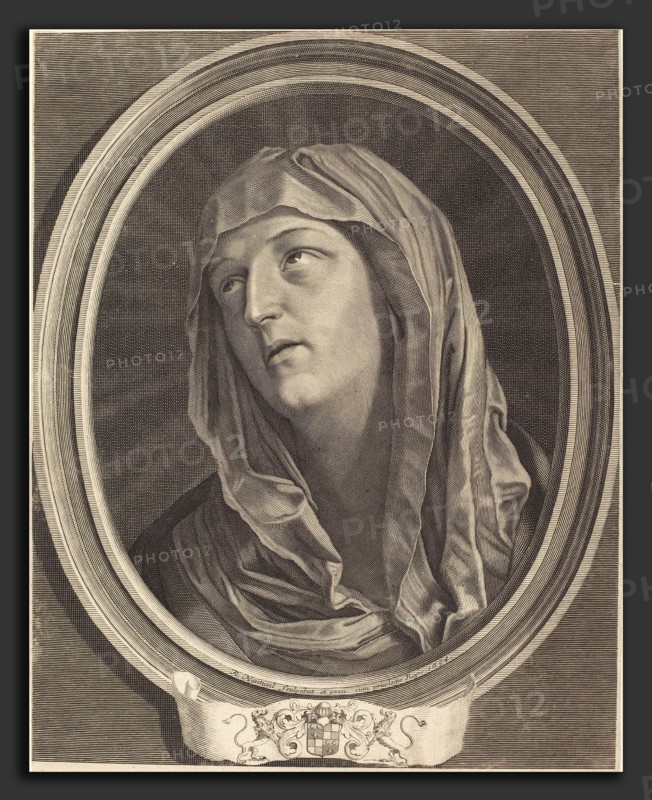 Robert Nanteuil (French, 1623 - 1678), Mater Dolorosa, 1654, engraving