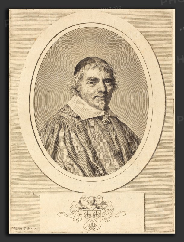Claude Mellan (French, 1598 - 1688), Omer Talon, engraving on laid paper