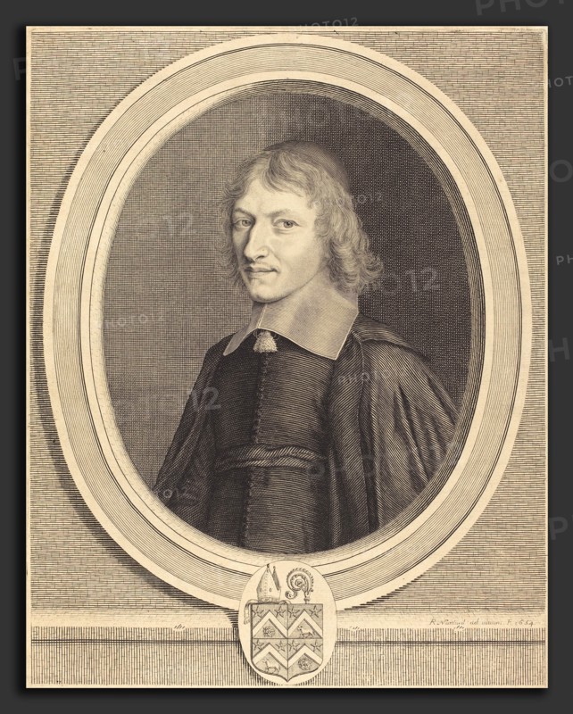 Robert Nanteuil (French, 1623 - 1678), Dominique de Ligny, 1654, engraving