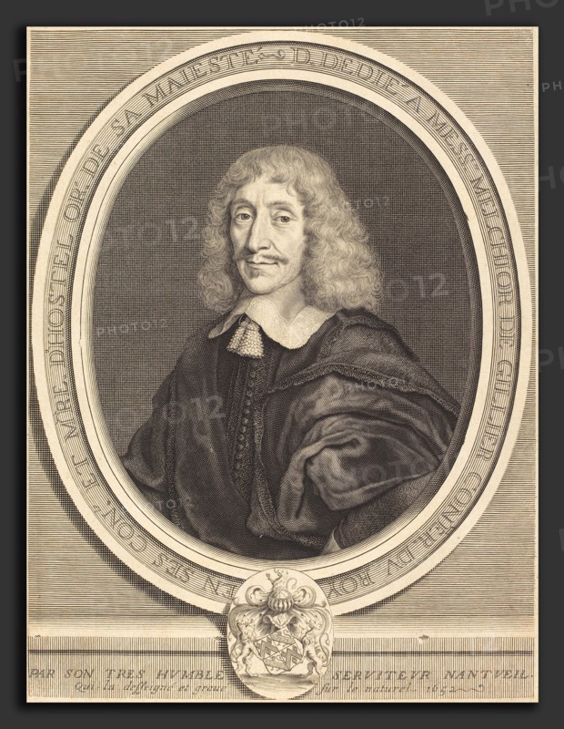 Robert Nanteuil (French, 1623 - 1678), Melchior de Gillier, 1652, engraving