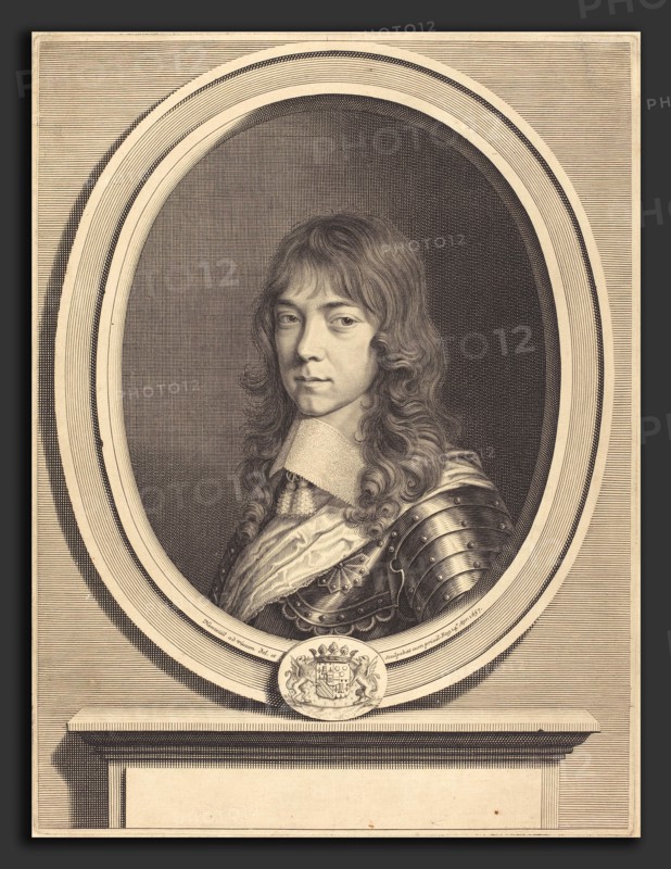 Robert Nanteuil (French, 1623 - 1678), Godefroi-Maurice, Duc de Bouillon, 1657, engraving