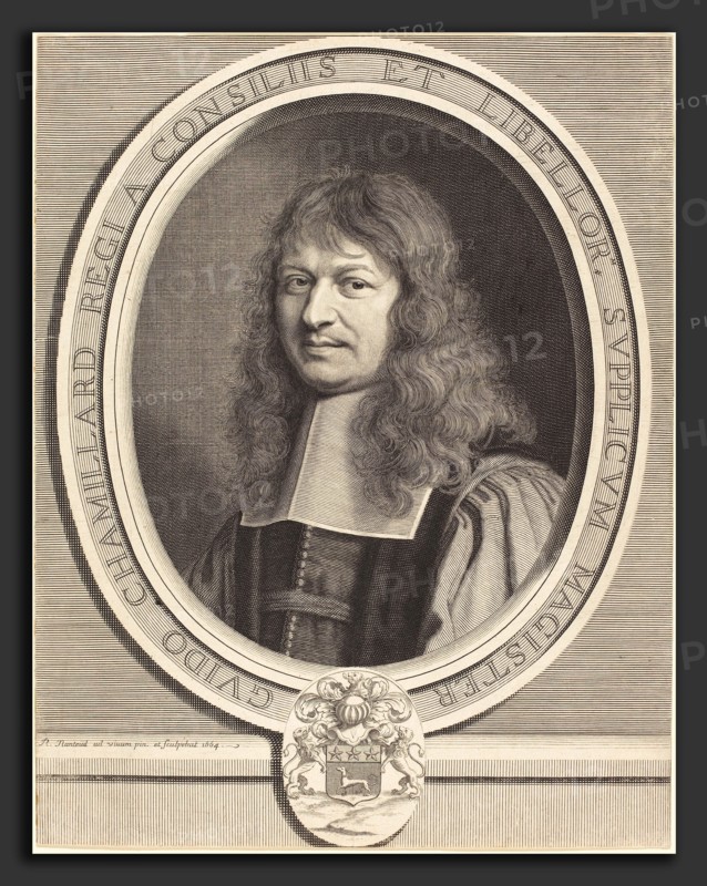 Robert Nanteuil (French, 1623 - 1678), Guy Chamillard, 1664, engraving