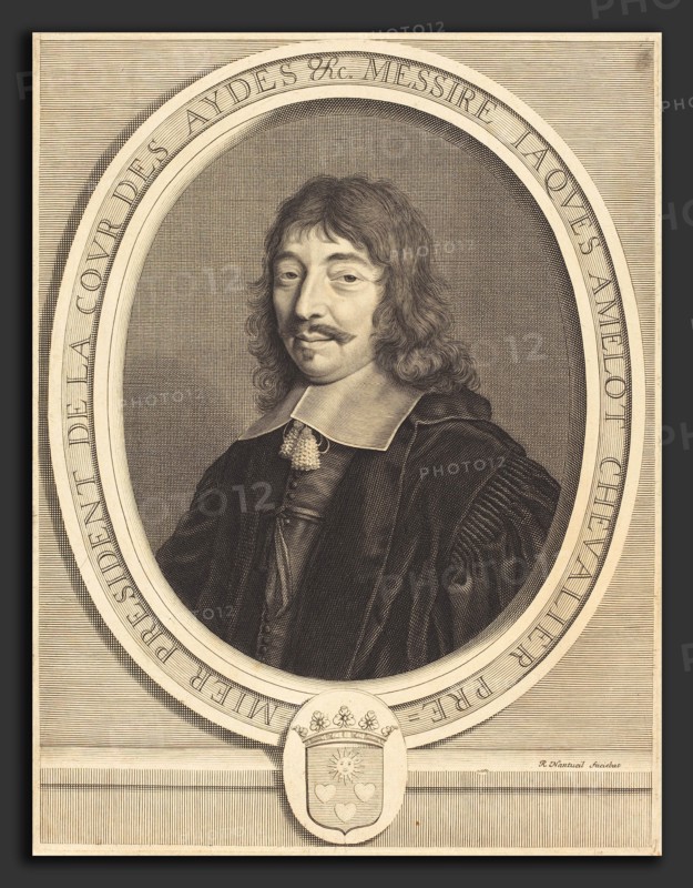 Robert Nanteuil (French, 1623 - 1678), Jacques Amelot, 1655, engraving